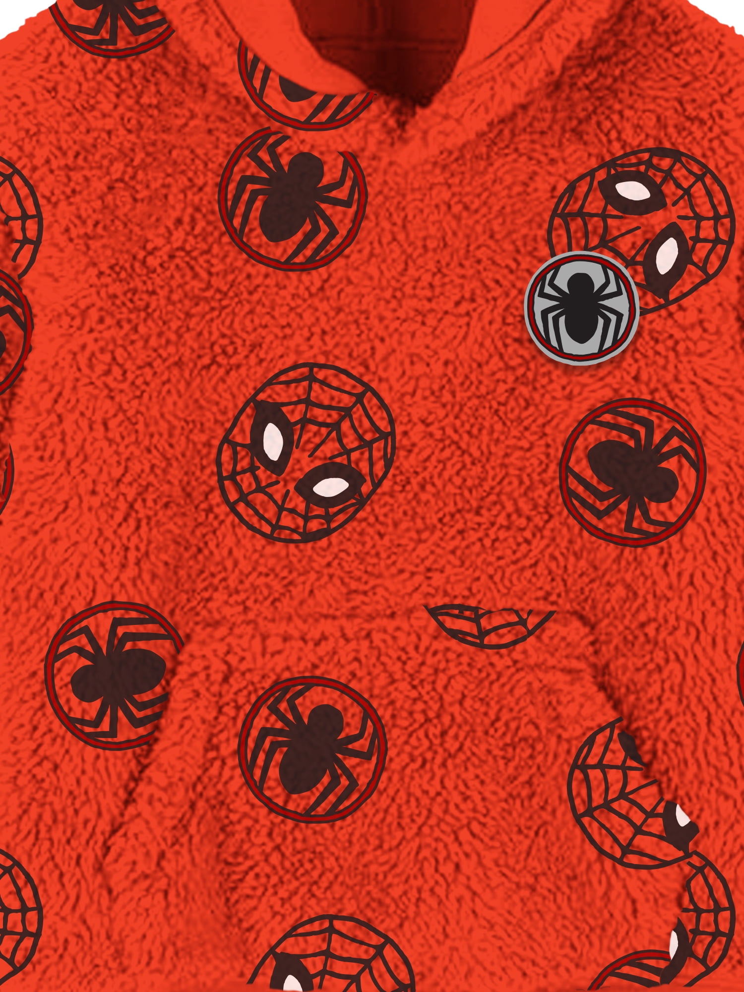 Spider-Man, Boys' & Big Boys' Hooded Woobie, Circle Spidey, Sizes 4-18