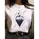 thumbnail image 1 of Maycaur, nueva y divertida camiseta con estampado de luna, camisas blancas y negras para mujer, camiseta de manga corta con cuello redondo a la moda, camisetas de verano, camiseta informal Tan Jianjun unisex, 1 of 2