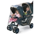 thumbnail image 2 of Jolly Jumper Tandem Stroller Weather Shield | Clear Vinyl Rain & Wind Cover with UV Protection | Fits Tandem & Travel Strollers, 2 of 3