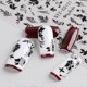 thumbnail image 5 of White Black Leaf Nail Stickers Summer Small Flower 3D Nail Art Decorations Self-Adhesive Slider Manicure Tattoo Tool LASTZ-CS121, 5 of 5