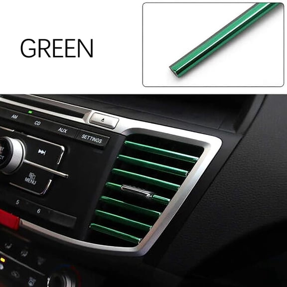Car Vent Trim under $5! Yrmaups Car Air Vent Trim, Anti Collision Decorative Strip for Auto Interior, Universal AC Vent Cover for Vehicle Decor, Car Accessory