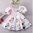 thumbnail image 2 of Disney-vestido estampado de Minnie Mouse para niños y niñas, manga hinchada, princesa linda, ropa informal para bebés de 2 a 10 años, Verano, 2 of 5