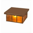 thumbnail image 5 of Meyda Tiffany 180850 Hyde Park Double Bar Mission 2 Light 20" Wide Flush Mount Square, 5 of 7