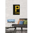thumbnail image 2 of MLB Pittsburgh Pirates - Logo 16 Wall Poster, 14.725" x 22.375", 2 of 3