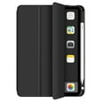 thumbnail image 2 of iPad Air 5th 4th Generation Case, iPad 10.9" Case 2022 2020, Allytech Ultra Slim Trifold Stand Protective Multi Angle Stand Pencil Holder Case Cover for Apple iPad Air 4 5, Black, 2 of 10