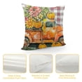 thumbnail image 4 of PRATYUS  Spring Summer Fall Winter Pillow Covers Home Pillow Case Floral Bloom Truck Pumpkin Let It Snow Cushion Case for Home Decor 20x20in, 4 of 5