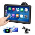 thumbnail image 1 of Pantalla inalámbrica Carplay y Android Auto de 7" HD Touch negra, 1 of 7
