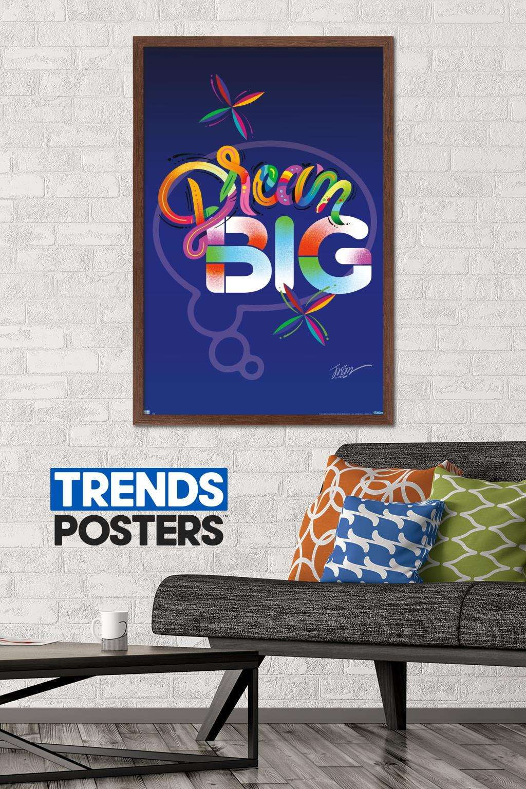 Jason Naylor - Dream Big Wall Poster, 22.375" x 34", Framed