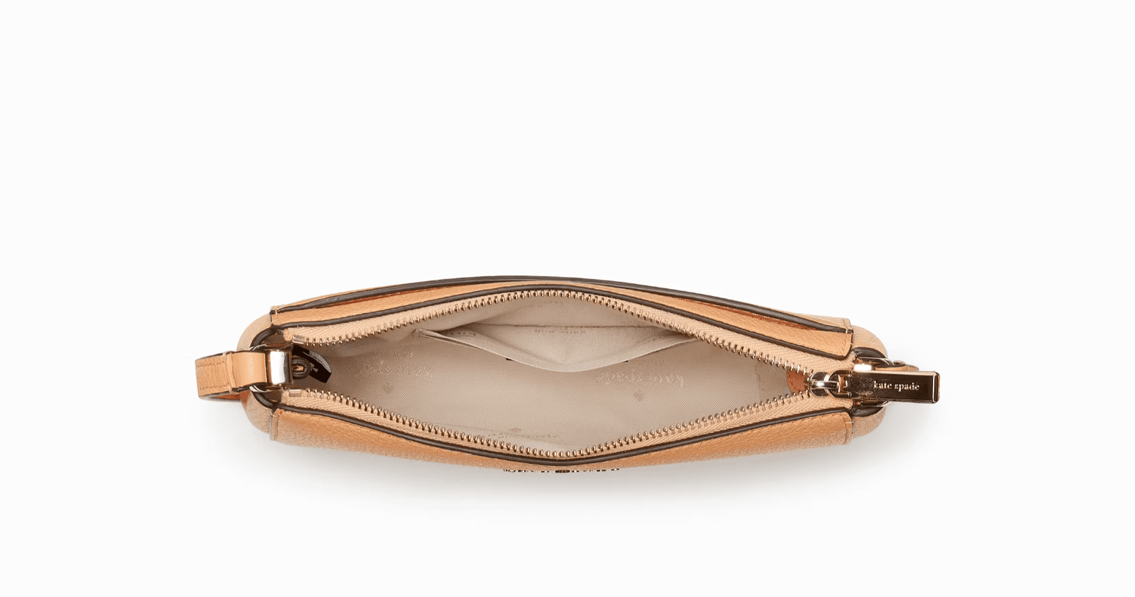 Kate Spade Leila Mini Top Zip Crossbody Bag Orange Cream