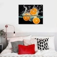 thumbnail image 4 of Nawypu  Fruit Prints Canvas Wall Art Kitchen Decor Fresh Strawberry Orange Kiwi Fruit in Water Pictures Posters Modern Landscape Artwork for Dining Room Living Room Bedroom, 4 of 4