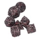 thumbnail image 3 of Dados poliédricos,Juego de dados de metal Sangre Manchas de sangre Juego de dados Manchas de sangre Dados de metal Diseño aerodinámico, 3 of 12