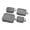 #04 Gray【1x Four-Piece Storage Bag Set】, variant on Portable Travel Storage Bag Luggage Organization Clothing Sorting Pouches Handheld Packing Containers for Suitcase Backpack Use