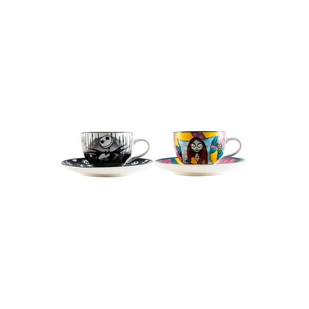 A Cup Of Christmas Tea - Nightmare Before Christmas Jack & Sally Tea Cup Set