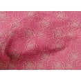 thumbnail image 4 of oneOone Cotton Poplin Dark Pink Fabric Leaves & Floral Artistic Diy Clothing Quilting Fabric Print Fabric By Yard 56 Inch Wide, 4 of 4