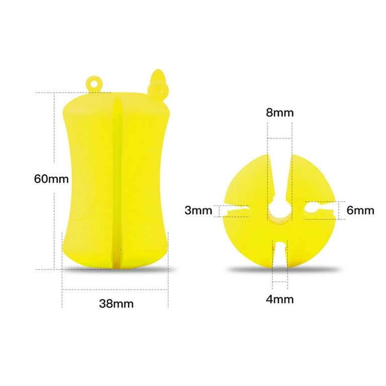 Portable Fishing Rod Fixed Ball, Silicone Fishing Rod Accessories Rubber  Fishing Pole Clip, Multi-Function Reusable Wear Resistant Fixing Pole Wrap  for Various Sizes Fishing Pole 