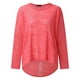 thumbnail image 3 of Gibobby Suéter Divertido con Cuello Rojoondo Suéter de manga larga de murciélago para mujer, blusas con hombros descubiertos, suéter holgado de tamaño, camisas informales, blusas (Rosa, XL), 3 of 5