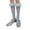 Blue, variant on Womens Mesh Sheer Lace Socks Solid Color Calf Socks Novelty Decorated Socks Nylon See Through Sock Knee High Socks