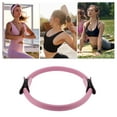 thumbnail image 2 of Unique Bargains Durable Yoga Ring Exercises for Yoga and Home Fitness Pink-38cm, 2 of 4