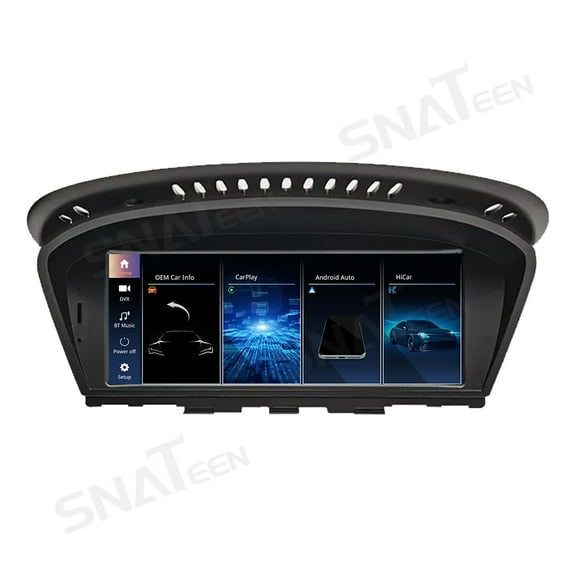 SNATEEN 8.8 inch Linux Carplay Screen/Radio/Multimedia Player for BMW 5 Series E60 E61 2005-2010 Universal Car Navigation/GPS Upgrade Headunit Display HD Touch Screen Replace System