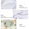 thumbnail image 5 of SKYSONIC 2 Pcs Hanging Hand Towels, Soft Absorbent Vintage Flower Towel for Kitchen Bathroom, 12"x17", 5 of 7