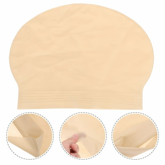 TELOLY Bald Head Caps For Adults Bald Head Wigs Caps Makeup Latex Bald Caps