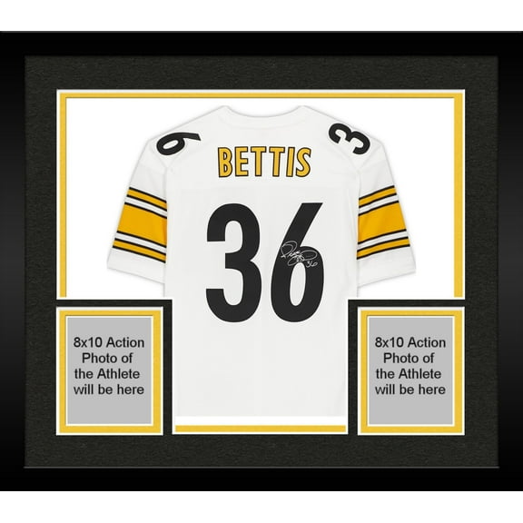 Framed Jerome Bettis Pittsburgh Steelers Autographed Mitchell & Ness White Authentic Jersey - Fanatics Authentic Certified