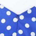 thumbnail image 4 of XFLWAM Women's Vintage Sleeveless Vintage Polka Dot Dress Summer Cute A Line Flowy Swing Rockabilly Dress 1950s Cocktail Swing Dress, 4 of 4