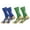 Color blue+green, variant on 2 Pairs Anti-slip Sport Socks Non-slip Rubber Grip for Football, Rugby, Basketball, Running, Yoga - White+yellow