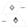 thumbnail image 2 of 2Pcs Ccgt060204 Pcd Ccgt21.51 Cnc Copper Polycrystalline Inserts for Aluminum, 2 of 9