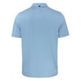 thumbnail image 3 of Men's Cutter & Buck Light Blue/White Atlanta Braves Forge Eco Double Stripe Stretch Recycled Polo, 3 of 3