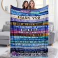 thumbnail image 4 of Gifts for Mom to My Mom Blanket Mom Gifts from Daughter or Son Birthday Gifts for Mom for Christama Day Gift for Women Best Gifts Soft Throw Blanket 50"x60", 4 of 6