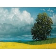 thumbnail image 2 of Gagnon, Tim 32x25 Gold Ornate Wood Framed with Double Matting Museum Art Print Titled - Canola Field, 2 of 4