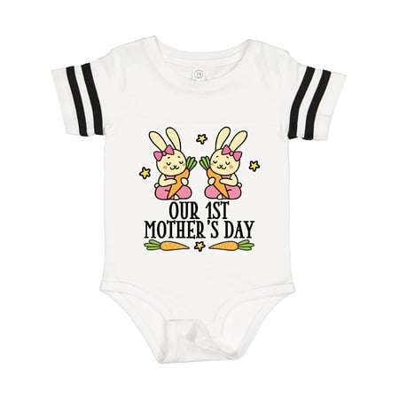 

Inktastic First Mothers Day Girl Twins Gift Baby Girl Bodysuit