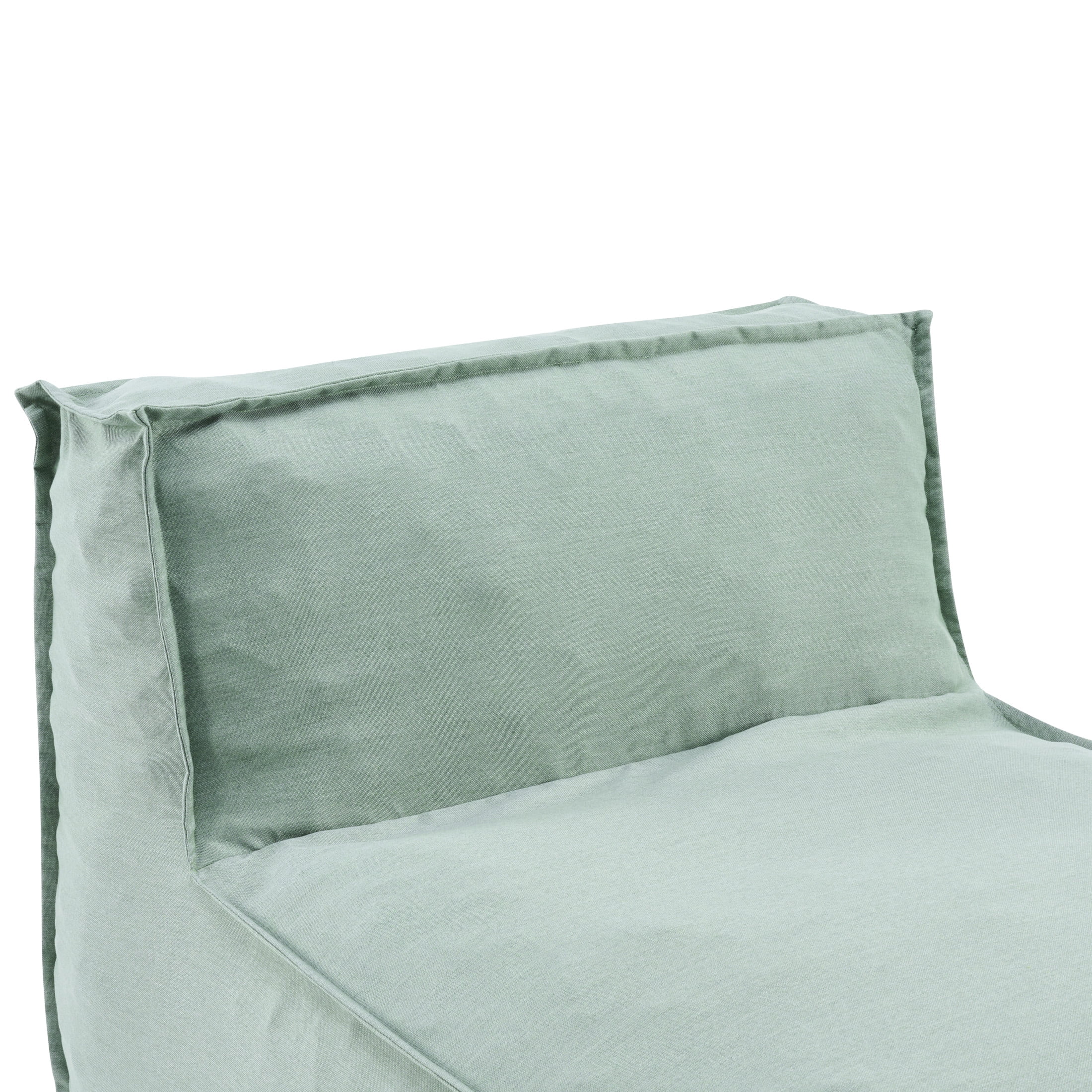 Christopher Knight Home 61" Outdoor Bean Bag Lounge Chair, Plush Foam Filled, Patio Garden Seating, Mint, Set of 2