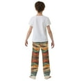 thumbnail image 5 of FORMRS Kids Pajama Pants with Pockets Size 13-14Y Boys Lounge Sleep Bottoms, Abstract Wavy Landscape, 5 of 8