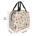 thumbnail image 2 of Pofeuu Forest Mushrooms Insects Print Lunch Bag Lunch Box Large Capacity Insulated Lunch Bag for Adult, Leakproof Reusable Lunch Tote Bags for Work, 2 of 5