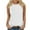 White, variant on aidice Cotton Tanks for Women Sleeveless Crew Neck Breathable Loose Basic Tanks Summer Trendy Women's Tops
