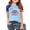 #A11-Blue, variant on T Shirts for Girls Kids Raglan Short Sleeve Patriotic T Shirt 4th Of July T Shirt Crew Neck 250 Years America Star Print Shirts Independent Day T-Shirt