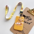 thumbnail image 1 of Cute Kawaii Bus Keychains With Lanyard Shiba Inu Card Access Control Cartoon Card Holders Korean Card Case Card Storage Cover E, 1 of 8