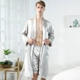 thumbnail image 3 of Men Sleepwear Underwear Silk Satin Boxers Shorts Nightwear Pajamas M-3XL, 3 of 9