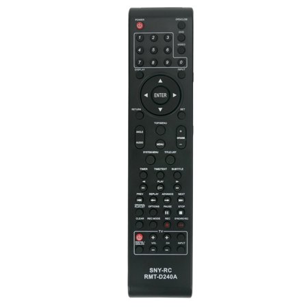 New RMT-D240A Replace Remote for Sony VCR RDR-VX525 RDR-VX555 RDRVXD655 SDRVX525