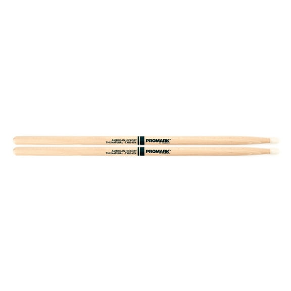 Hickory 747 "The Natural" Nylon Tip Drumstick