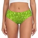 thumbnail image 1 of Fotbe Lime green glitter Calzones Estampados para Mujer – Ropa Interior de Algodón, Cómoda, Suave y Elástica-Large, 1 of 6