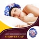 thumbnail image 2 of Gorro para el cabello de ala ancha Cabeza de baño Bufanda Gorro de dormir Suavidad de moda Sombrero Turbantes Cubierta para la cabeza Envolturas para el cabello para mujeres que duermen azul real Advancent AP008211-07, 2 of 6