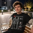 thumbnail image 4 of Mens Funny T Shirts T 800 Endoskeleton Schematics Retro Terminator 2 Movie Tee For Men Graphic Tees, 4 of 9