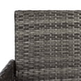 thumbnail image 5 of SAFAVIEH Abdul Outdoor Patio 4 Pc Conversation Set, Grey Brown/White, 5 of 13
