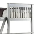 thumbnail image 4 of Wooden Twin/Full Bunk Bed with 2 Drawers Gray - Saltoro Sherpi, 4 of 9
