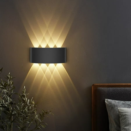 

Rosnek LED Aluminum Waterproof Wall Lamp Outdoor Light 100-240V 3000-6000K Sconces Wall Up Down Light