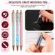 thumbnail image 4 of 3 Pieces Air Release Weeding Pen Vinyl Installation Pen Weeding Tool Glitter Fine Point Weeding Pin, 4 of 5