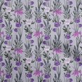 thumbnail image 1 of oneOone Cotton Silk Purple Fabric Floral Retro Diy Clothing Quilting Fabric Print Fabric By Yard 42 Inch Wide, 1 of 5